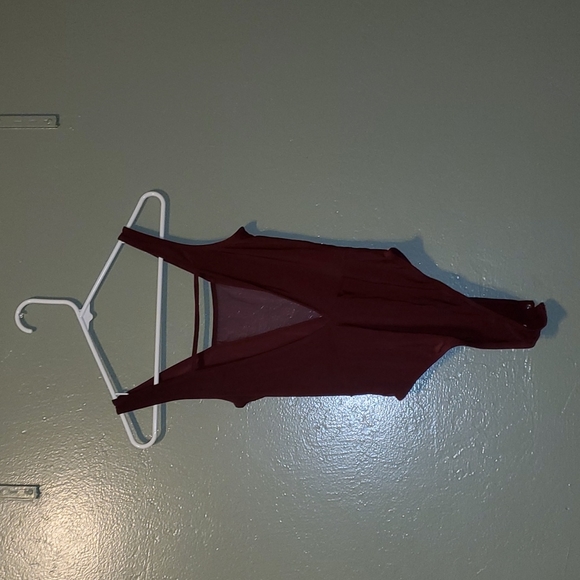 Forever 21 Wine Body Suit - Picture 4 of 5